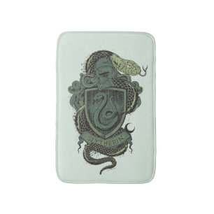 Alfombrilla De Baño Harry Potter   Escudo Slytherin