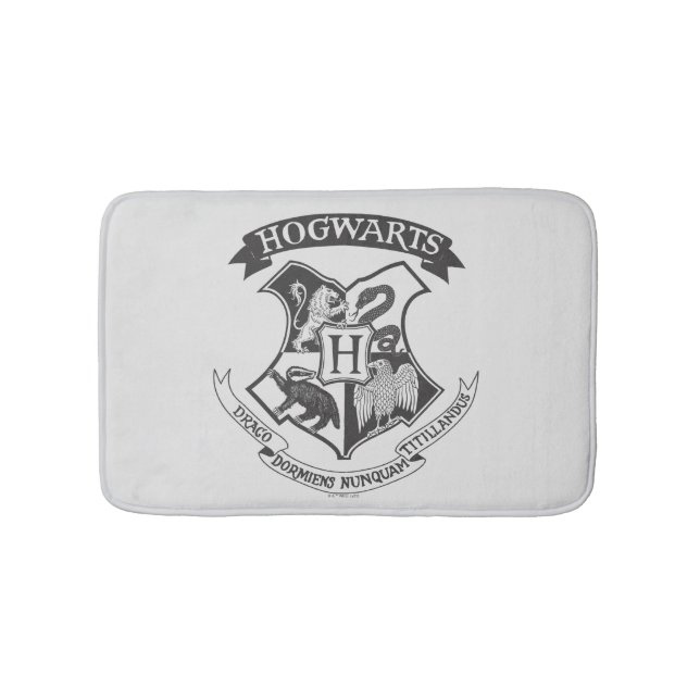 Alfombrilla De Baño Harry Potter | Retro Hogwarts Crest (Anverso)