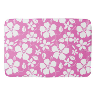 ALFOMBRILLA DE BAÑO HAWAIIAN HULA (HIBISCUS) PINK