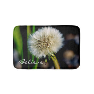 Alfombrilla De Baño Haz un deseo, créanlo, Dandelion Bath Mat