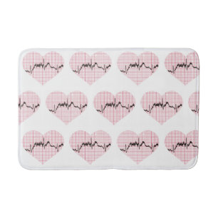 Alfombrilla De Baño Heart Beat VII