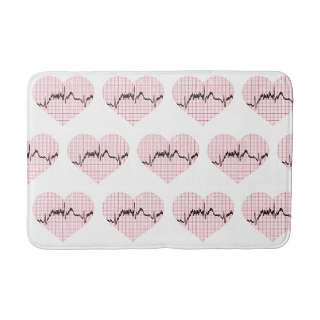 Alfombrilla De Baño Heart Beat VII (Anverso)