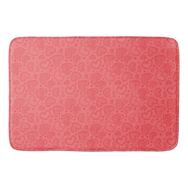 Alfombrilla De Baño Hearts Bath Mat - Amor (Anverso)