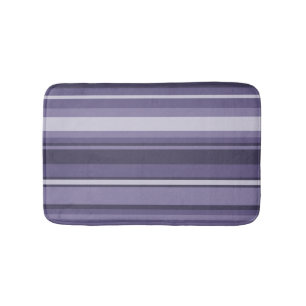 Alfombrilla De Baño Heather rayas púrpuras