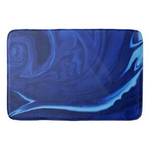Alfombrilla De Baño Hecho a mano texturizada fondo del azul de cobalto