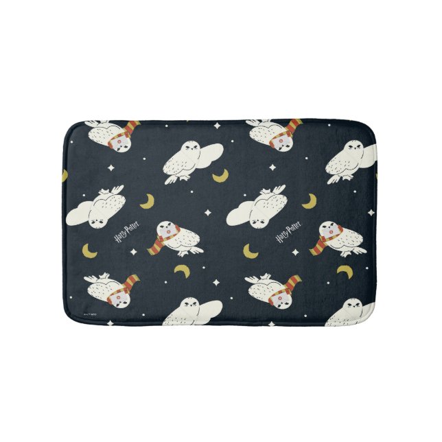 Alfombrilla De Baño Hedwig Nighttime Moonlight Pattern (Anverso)