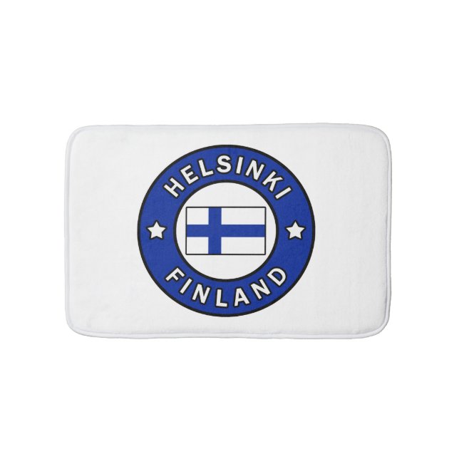 Alfombrilla De Baño Helsinki Finlandia (Anverso)