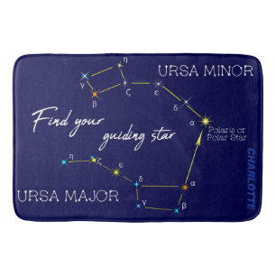 Alfombrilla De Baño Hemisferio Norte Encuentra Estrella Polar