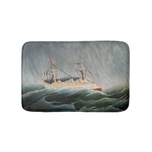 Alfombrilla De Baño Henri Rousseau - El barco en la tempestad