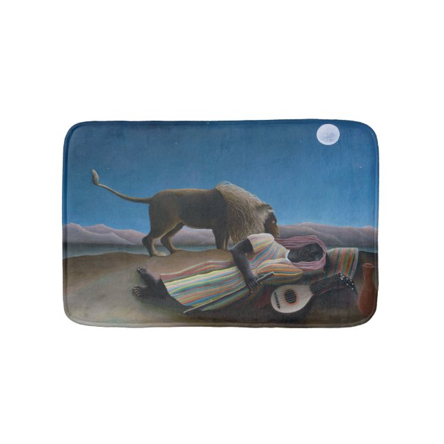 Alfombrilla De Baño Henri Rousseau - El gitano durmiente (Anverso)