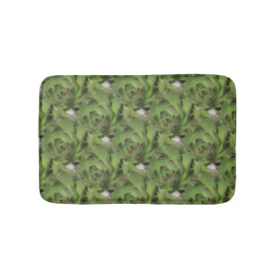 Alfombrilla De Baño Hens Y Chicles Suculen El Patrón De La Naturaleza