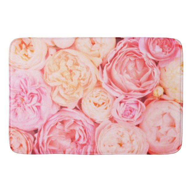Alfombrilla De Baño Hermosa Flores Bath Mat (Anverso)