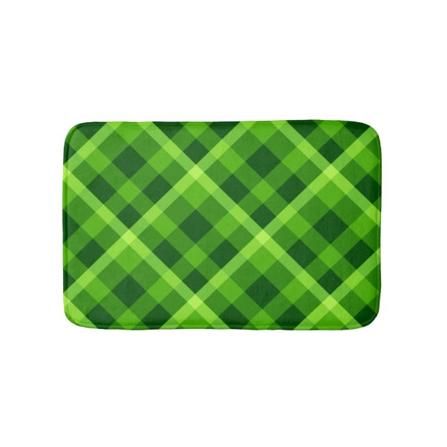 Alfombrilla De Baño Hermosa Mat de Baño Verde (Anverso)