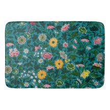 Hermosa negrita Floral Boho Azul Verde