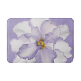Alfombrilla De Baño Hermosa orquídea de lavanda