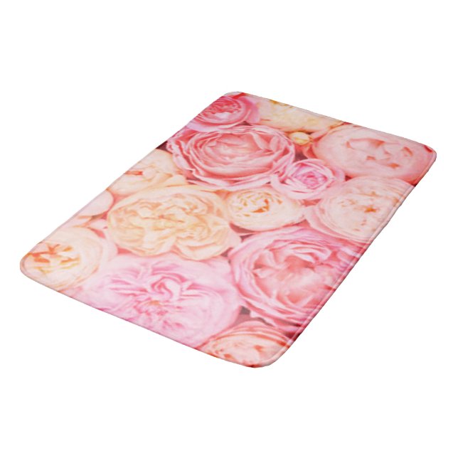 Alfombrilla De Baño Hermosas flores (Angular)