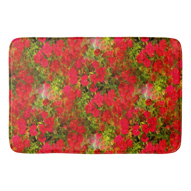 Alfombrilla De Baño Hermosas Flores... (Anverso)