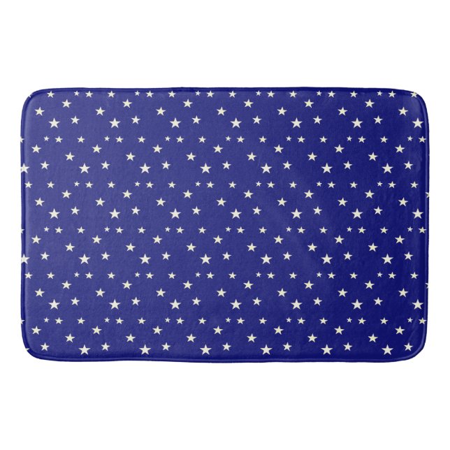 Alfombrilla De Baño Hermoso patrón de estrellas (Anverso)