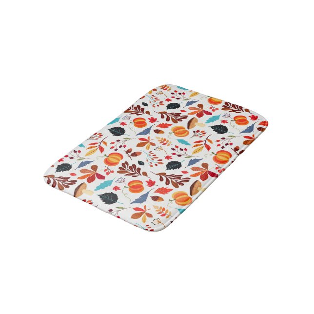 Alfombrilla De Baño Hermoso patrón de otoño (Angular)