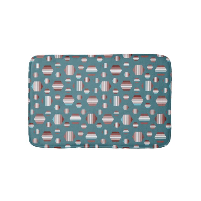 Alfombrilla De Baño Hermoso patrón de verano (Anverso)