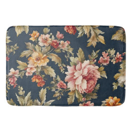 Alfombrilla De Baño Hermoso patrón floral italiano