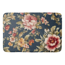 Alfombrilla De Baño Hermoso patrón floral italiano