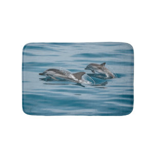 Alfombrilla De Baño Hermosos delfines acuáticos