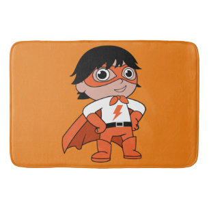 Alfombrilla De Baño Héroe de acción de Super Boy