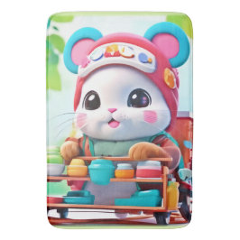 Alfombrilla De Baño Héroe de entrega de Hamster