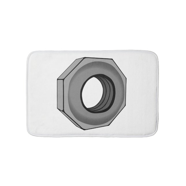 Alfombrilla De Baño Hex Nut (Anverso)