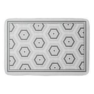 Alfombrilla De Baño Hexagon Penny Tile Hex Tile