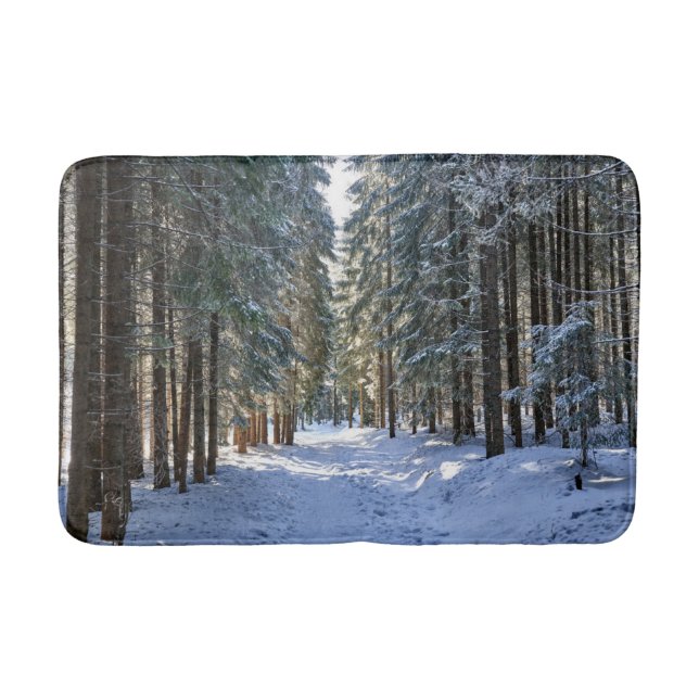 Alfombrilla De Baño Hielo y nieve | Montañas Tatra, Polonia (Anverso)