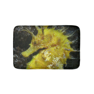 Alfombrilla De Baño Hipocampo amarillo Guttulatus del Seahorse el  