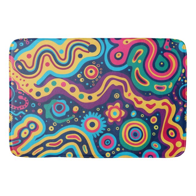 Alfombrilla De Baño Hippie Bath Mat (Anverso)