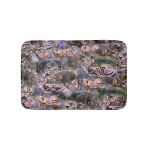 Alfombrilla De Baño Hippo Fotos Colega Mat de Baño de Espuma de Memori