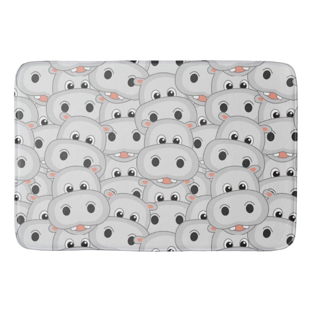 Alfombrilla De Baño Hippo Head Bath Mat (Anverso)
