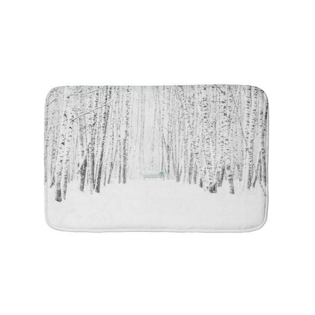 Alfombrilla De Baño Historia de los Navidades blancos (Anverso)