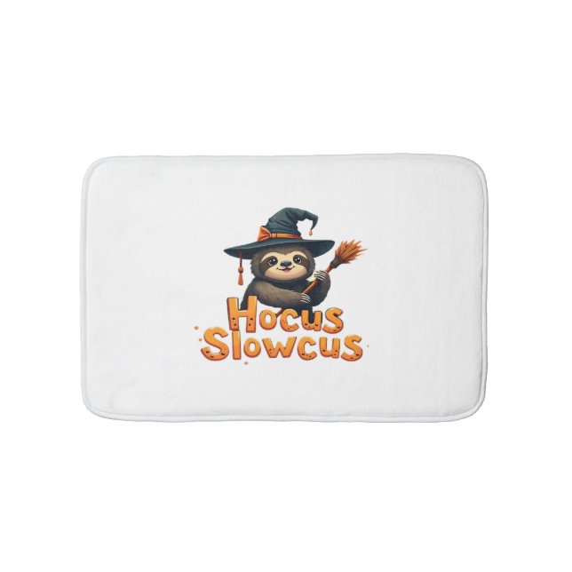 Alfombrilla De Baño Hocus Slowcus Sloth amantes del disfraz de Hallowe (Anverso)