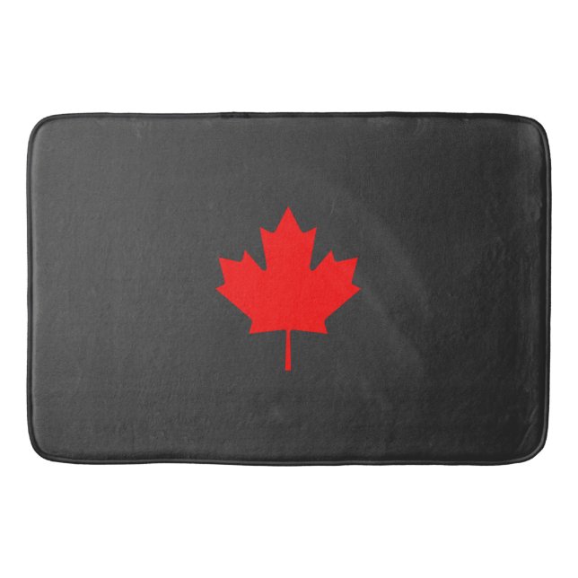 Alfombrilla De Baño Hoja de arce canadiense (Anverso)