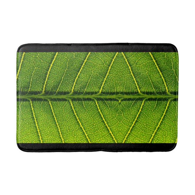 Alfombrilla De Baño Hoja verde (Anverso)