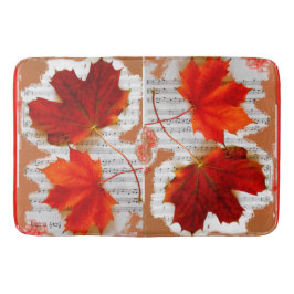 Alfombrilla De Baño Hojas de Auntumn con música