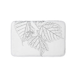 Alfombrilla De Baño Hojas de Basswood