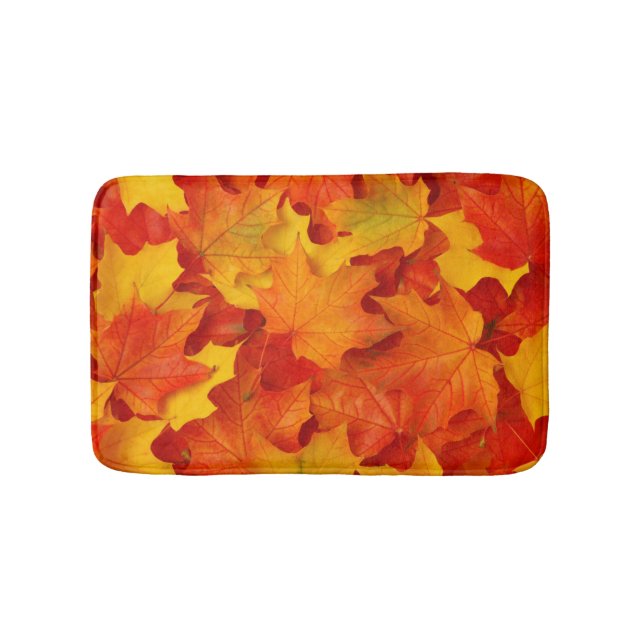 Alfombrilla De Baño Hojas de otoño (Anverso)