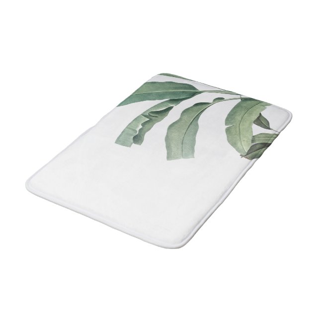 Alfombrilla De Baño Hojas del verde (Angular)