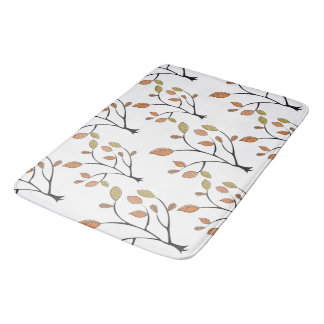 Alfombrilla De Baño Hojas elegantes