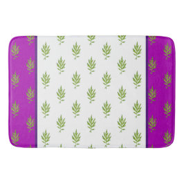 Alfombrilla De Baño Hojas silvestres en una tina de baño