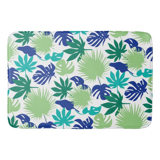 Alfombrilla De Baño Hojas tropicales (Anverso)