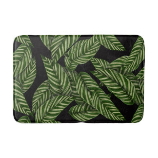 Alfombrilla De Baño Hojas tropicales hojas verdes