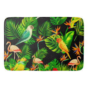 Alfombrilla De Baño Hojas tropicales selvas