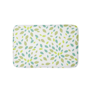 Alfombrilla De Baño Hojas (verdes)